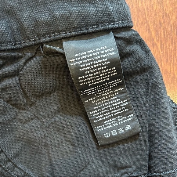 J Brand Black “Jules” Denim Mini Skirt, Size 4 - Picture 16 of 16